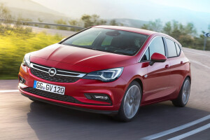 Red Opel Astra Front Side Jpg