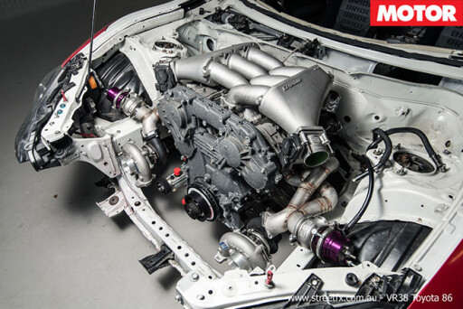 GT-R engined Toyota 86 engine