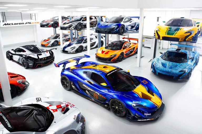 McLaren's P1 GTR workshop