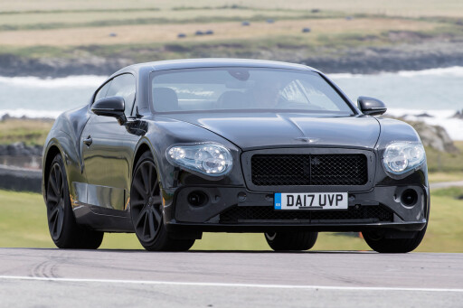 2018 Bentley Continental GT protoype front facing