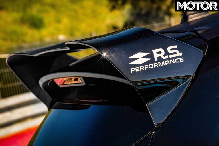 Renault Reveals RS Performance Parts Rear Spoiler Jpg