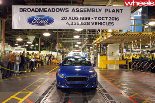 Last -Ford -Falcon -sedan -Australian -plant