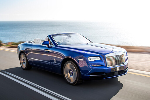 Rolls -Royce -Dawn -converible -front -side