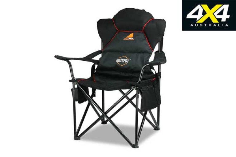All New Campsite Essentials Oztent Red Belly Hot Spot Chairs Jpg