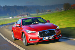 Infiniti Q60 S front side driving