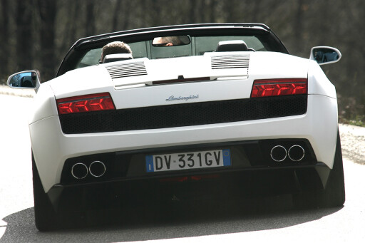 Lamborghini Gallardo Spyder rear