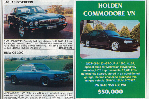 Holden VN Group A SS ad