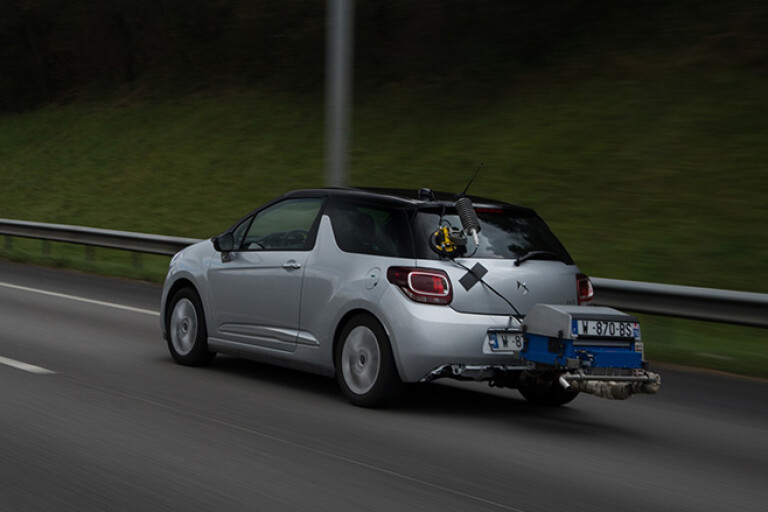 Citroen being tested real world fuel efficiency