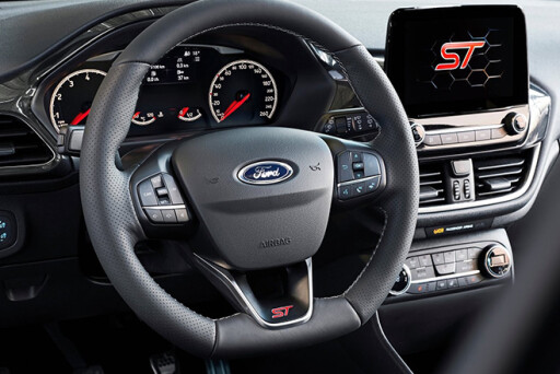 2017 Ford Fiesta ST steering wheel