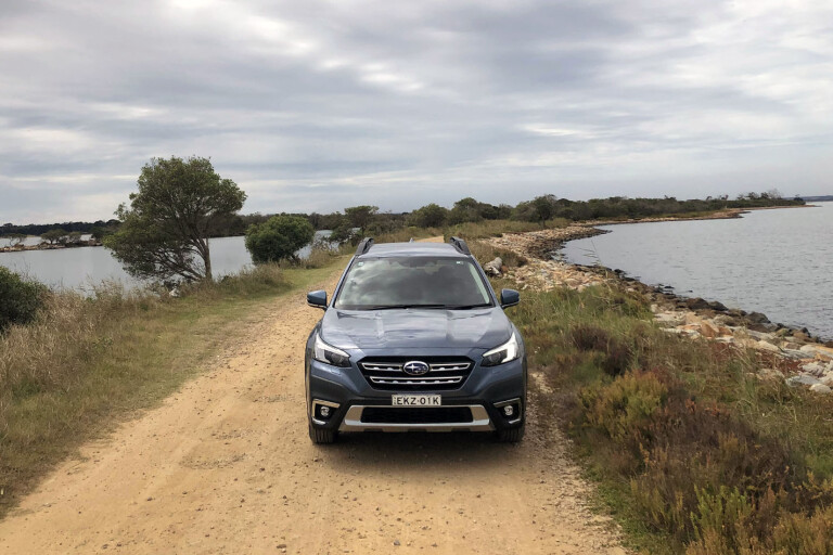 Subaru Outback Silt Jetty Gippsland Lakes
