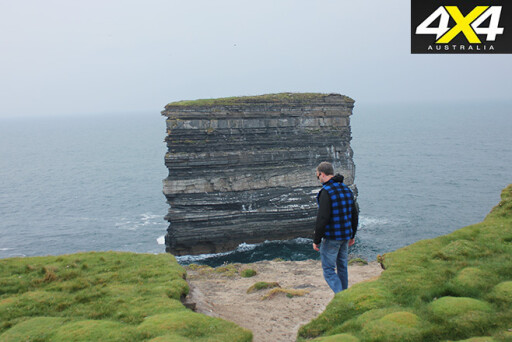 Irelands largest sea stack