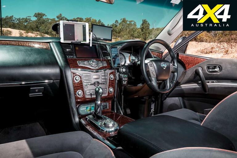 2018 Custom 4 X 4 Of The Year Finalist Nissan Y 62 Patrol Dual Cab Ute Interior Jpg