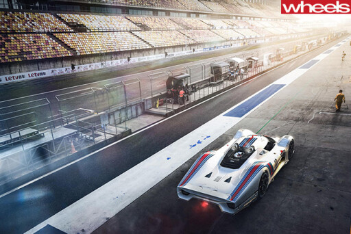 Porsche Vision GT Concept track