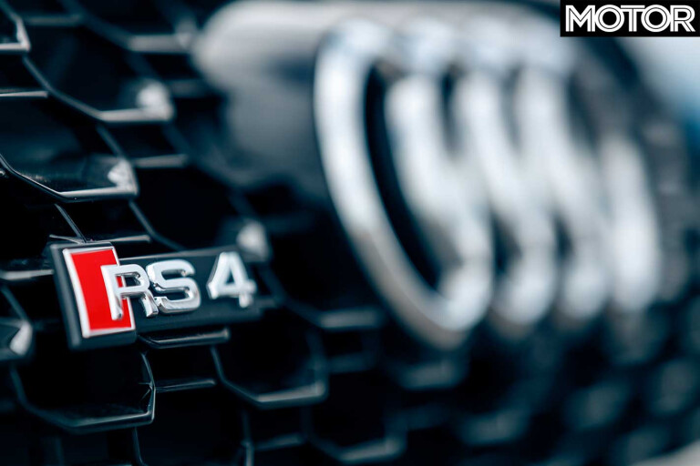 Performance Car Of The Year 2019 6th Place Audi RS 4 Avant Front Grille Badge Jpg