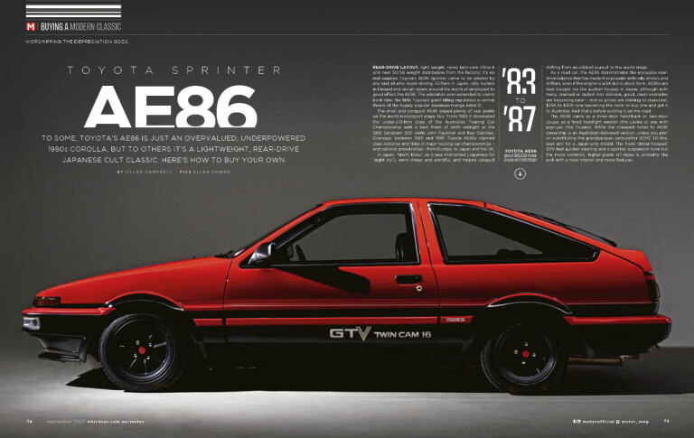 Toyota AE86 buyer's guide MOTOR Magazine
