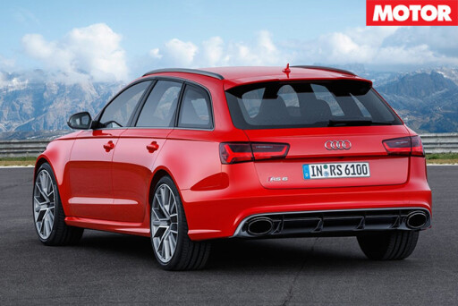 Audi rs6 performance rear