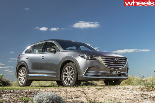 Mazda -CX-9-driving -side -front