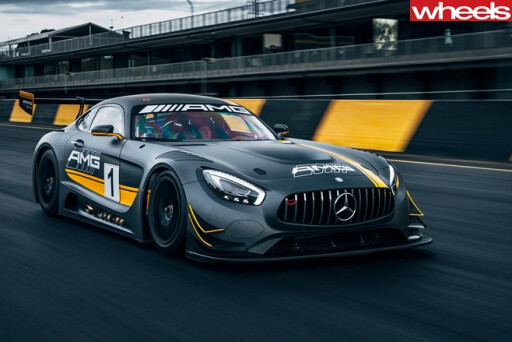 Mercedes -AMG-GT-3-driving -track