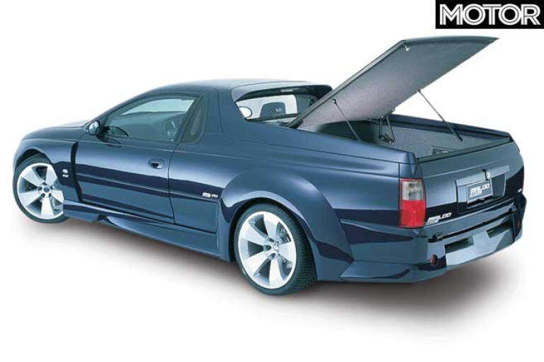 2001 HRT Edition Maloo concept rear tonneau cover