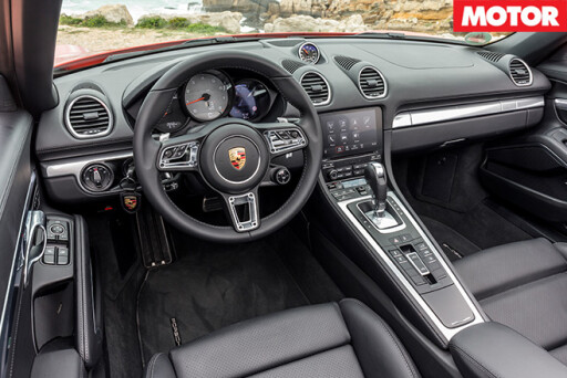 Porsche 718 Boxster S interior