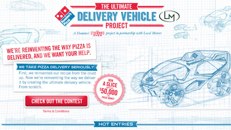 PIZZA DELIVERY DESIGN IS HOT
