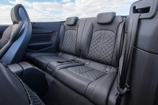 2017 Audi S5 Cabriolet rear seats