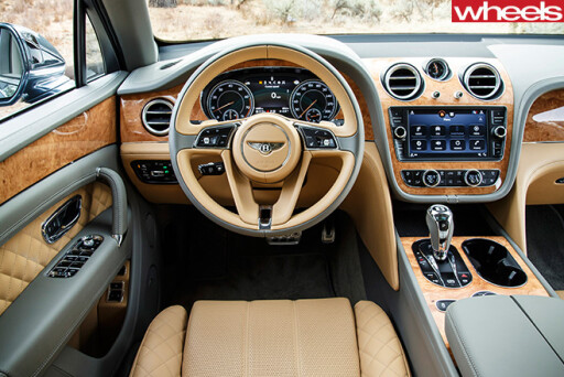 Bentley -Bentayga -diesel -model -interior -dashboard