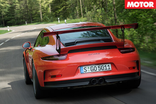 Porsche 911 GT3 RS rear