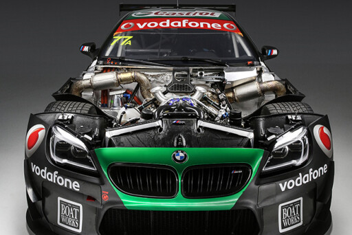 BMW M6 GT3 front engine