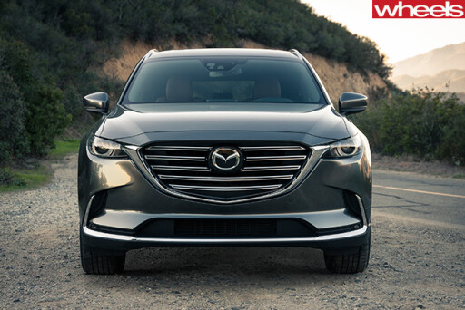 Mazda -CX-9-front -side -driving