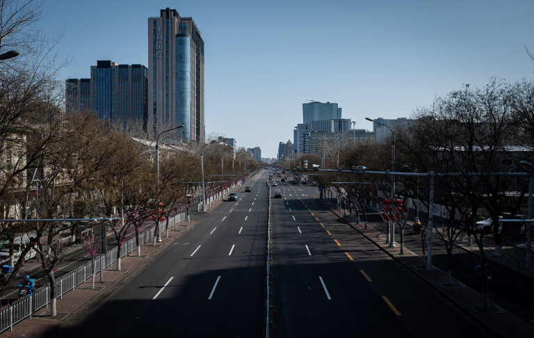 Beijing empty streets coronavirus