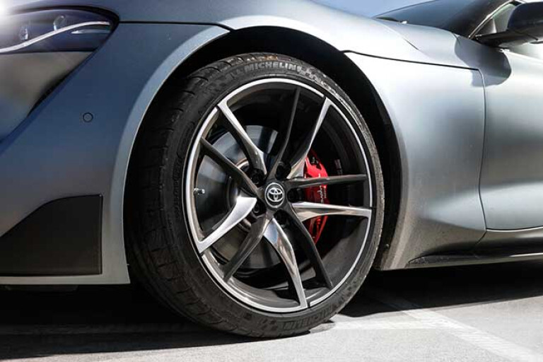 19-inch GTS wheels wear Michelin Pilot Super Sport tyres