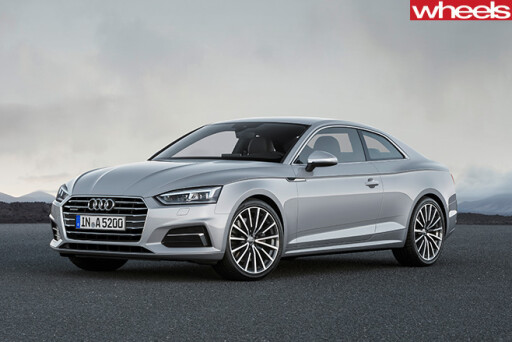 Audi -A5-silver -front -side
