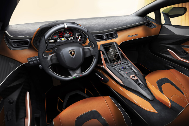 Lamborghini Sian interior
