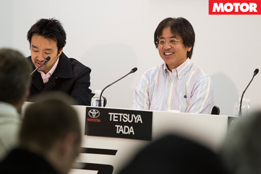 Tetsuya Tada speaking at a conference