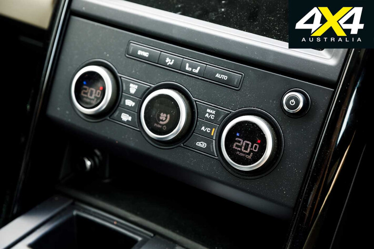 2019 Land Rover Discovery SD4 Air Controls