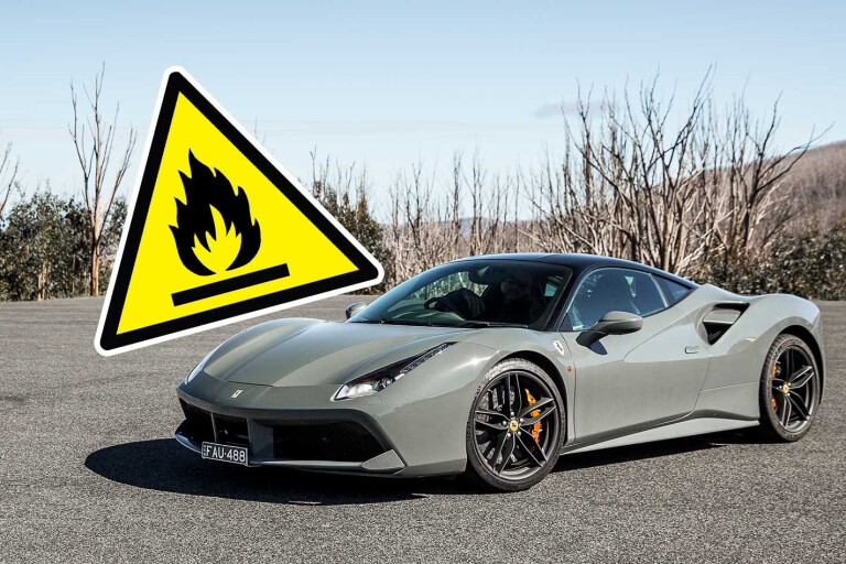 Hundreds new Ferraris fire risk recall