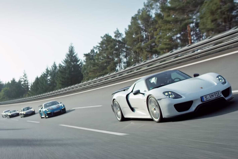 The Five Fastest Porsche road cars