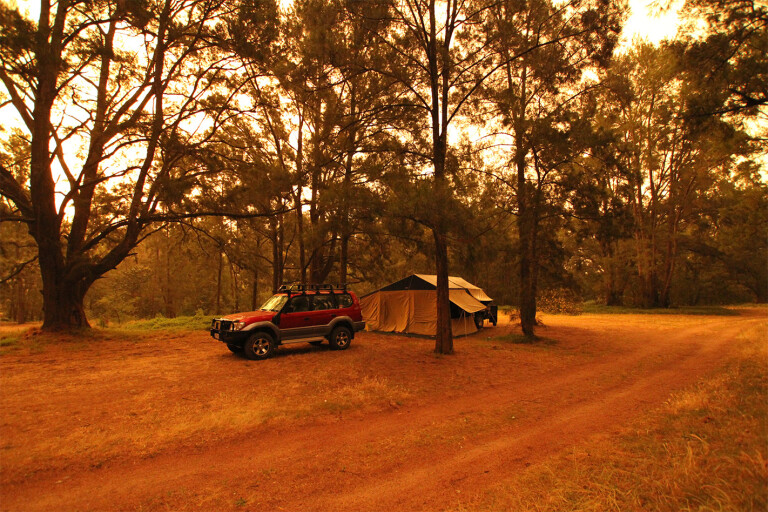 Bush camping in Araluen Nature Reserve