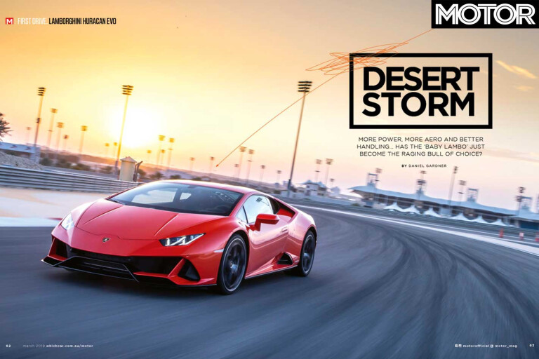 MOTOR Magazine March 2019 Issue Lamborghini Huracan Evo Jpg