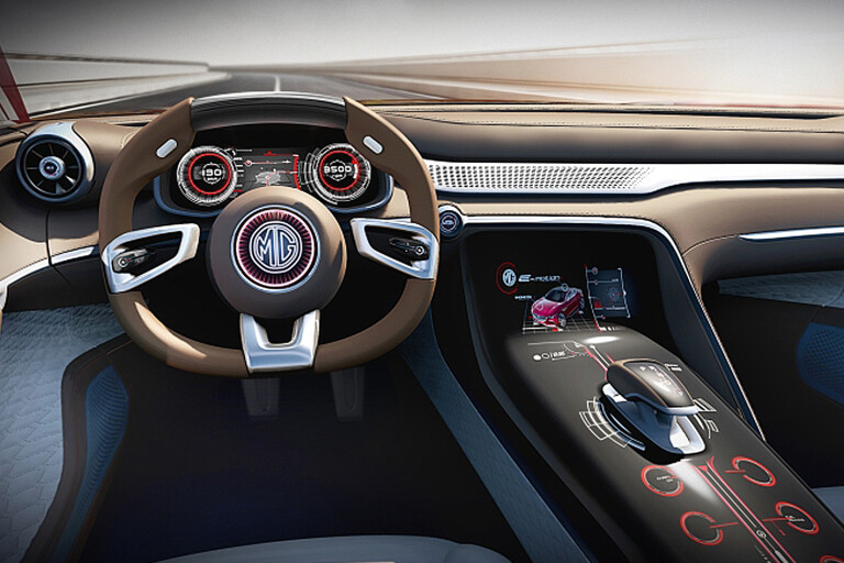 MG EVs concept interior