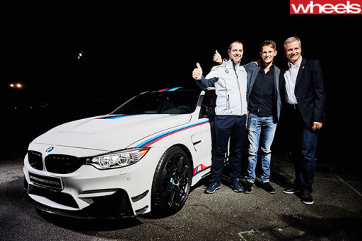 BMW-M4-DTM-front -side -with -people