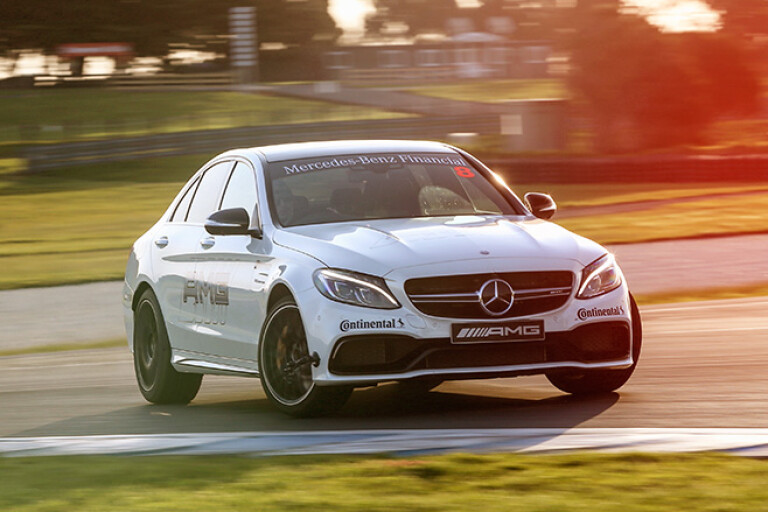 Mercedes AMG Evolution Driving Experience corner
