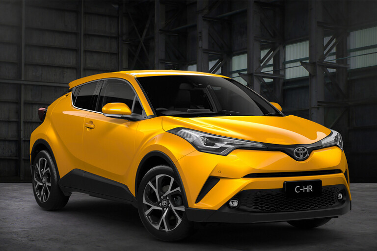 Toyota C Hr 2017 Yellow Front Side Jpg