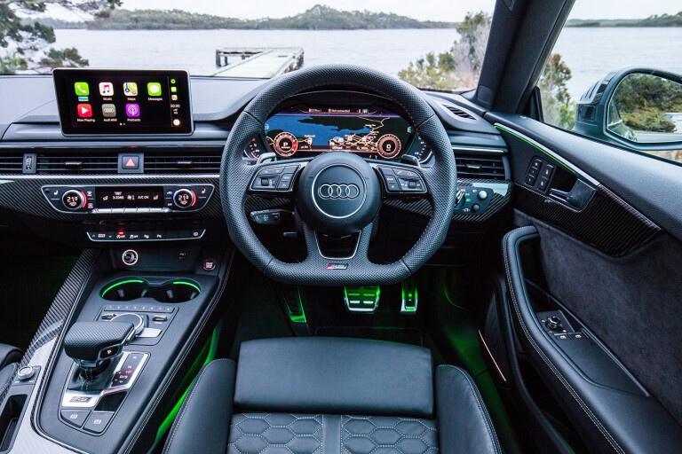 2018 Audi Rs 5 Green Interior Dash Jpg
