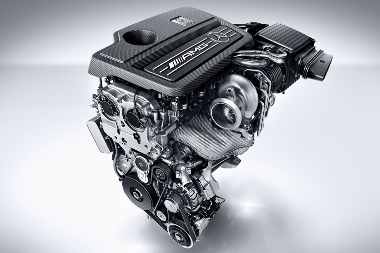 2017 Mercedes Amg A 45 Engine Jpg