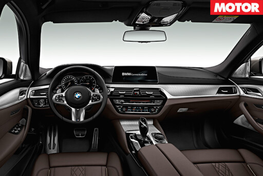 BMW M550i x Drive interior