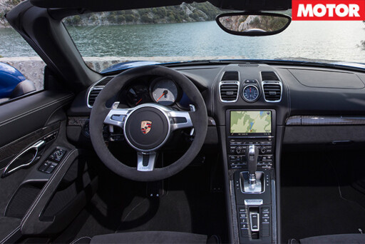 Porsche Boxster GTS interior