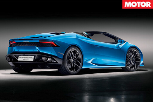 Lamborghini reveals Huracan LP610-4 Spyder 1