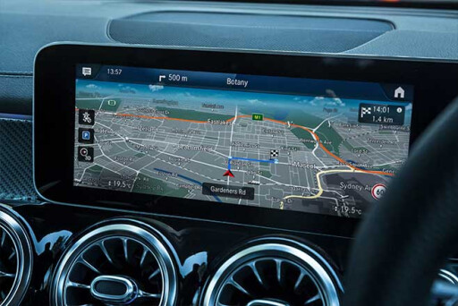 Mercedes-Benz MBUX infotainment system